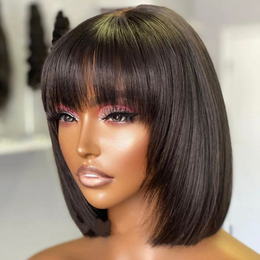 Classic Black Bob Wig