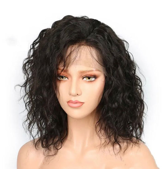 Messy Curly Full Lace Bob Wig