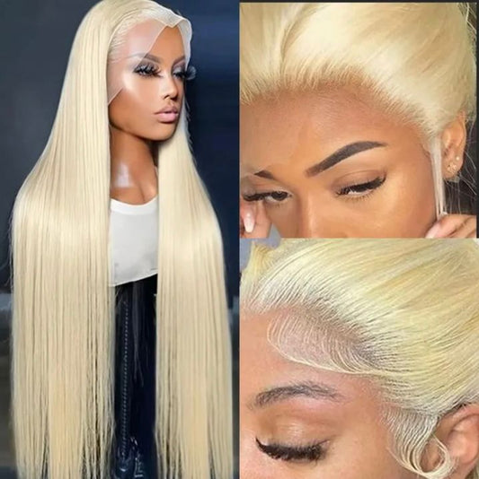 Blonde Straight Lace Wig