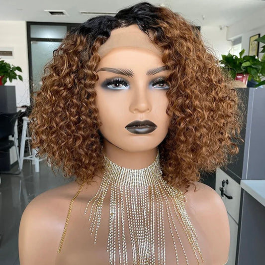 Ombre Curly Bob Wig