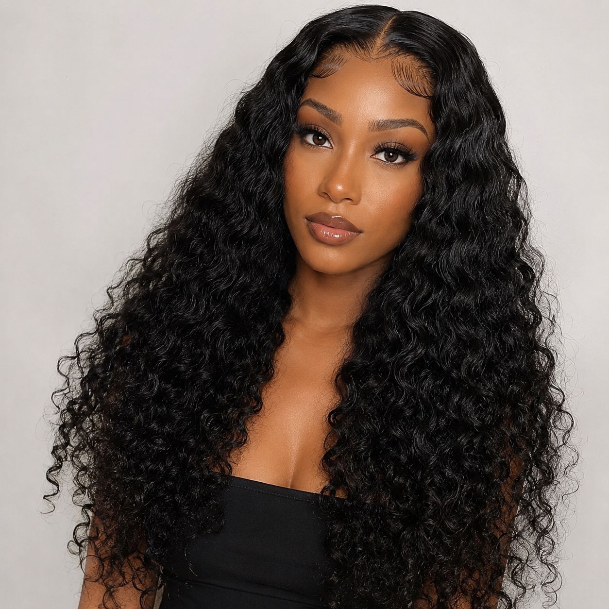 Body wave HD lace front wig in natural black — Velour Hair Collection South Africa