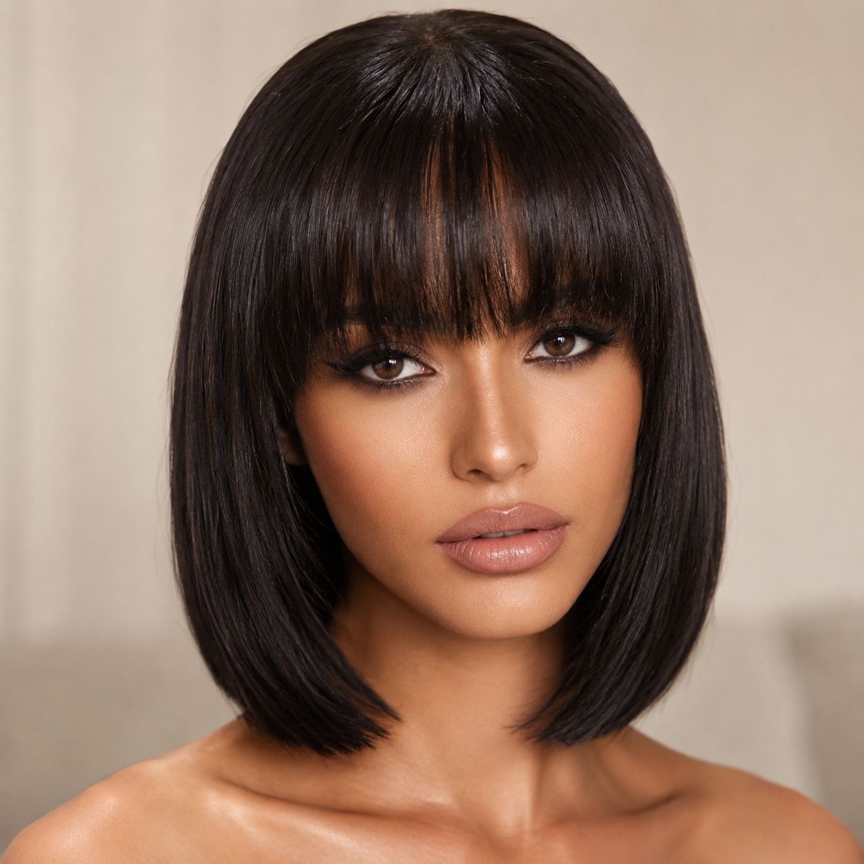 Classic Black Bob Wig