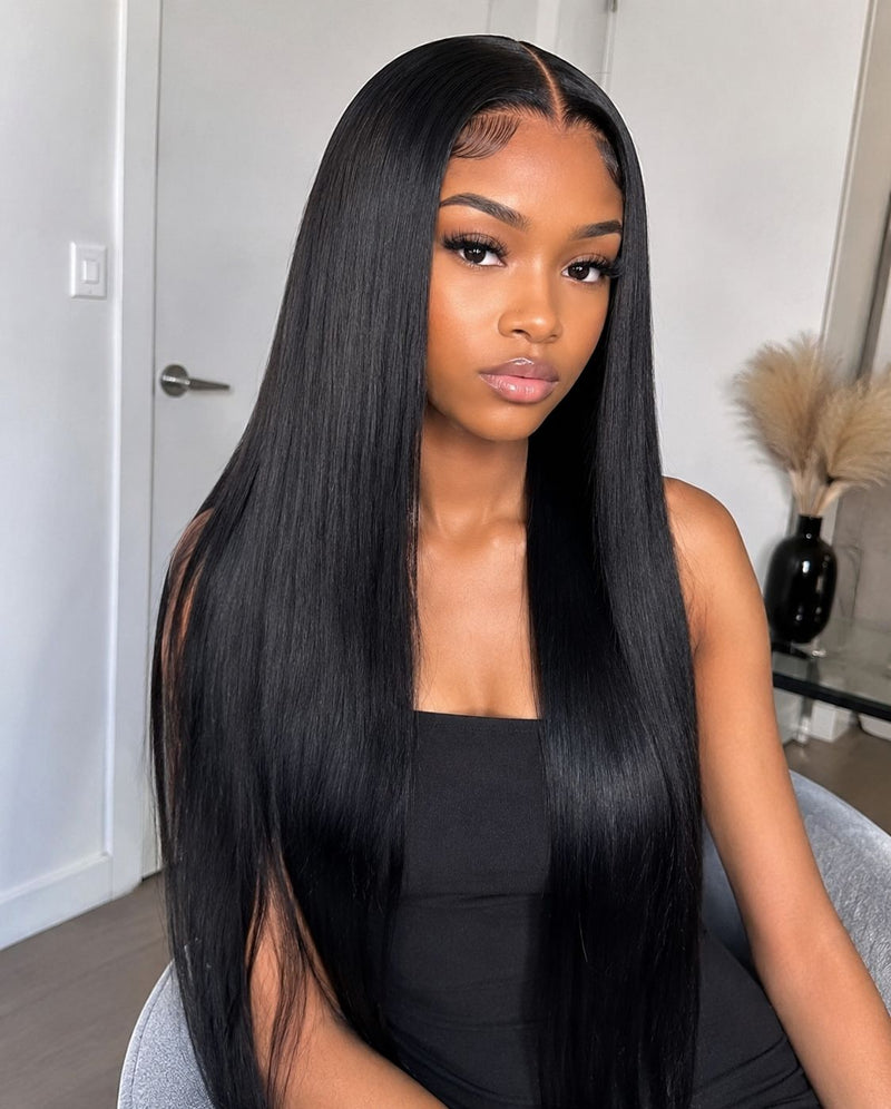 Jet Black Lace Front Wig