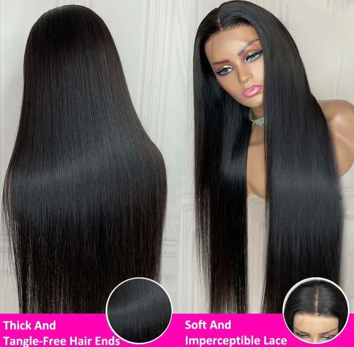 Jet Black Lace Front Wig