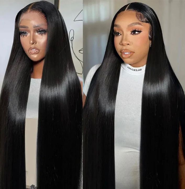 Jet Black Lace Front Wig
