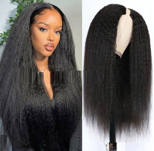Yaki Straight Black Wig