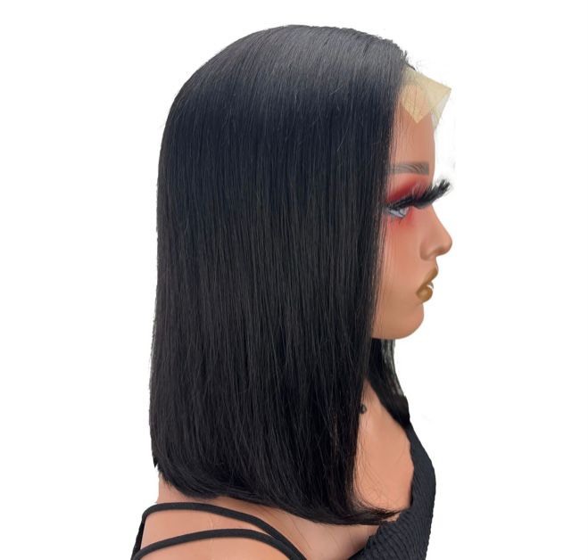 Luxe Jet Black Straight Wig