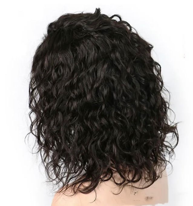 Messy Curly Full Lace Bob Wig