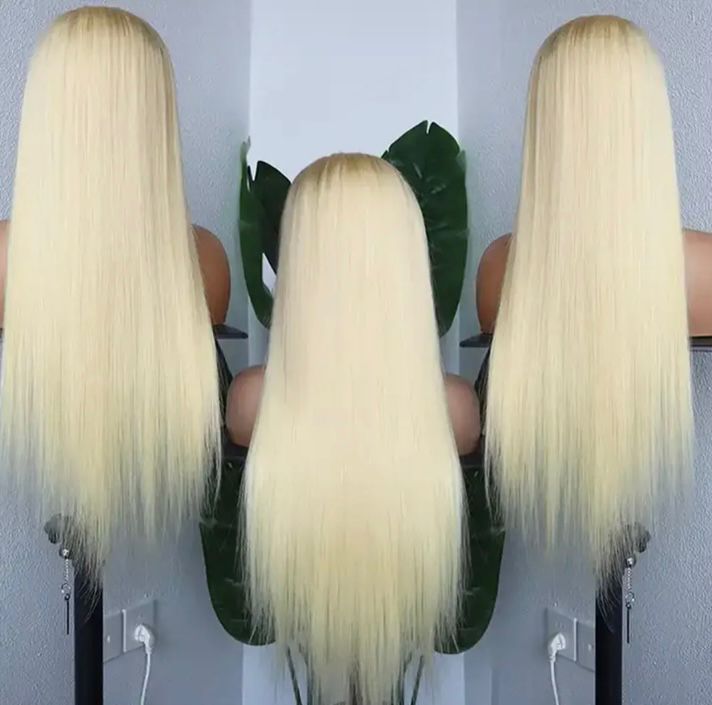 Blonde Straight Lace Wig