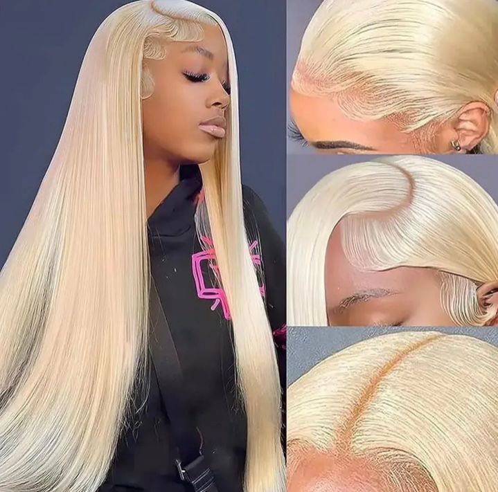 Blonde Straight Lace Wig